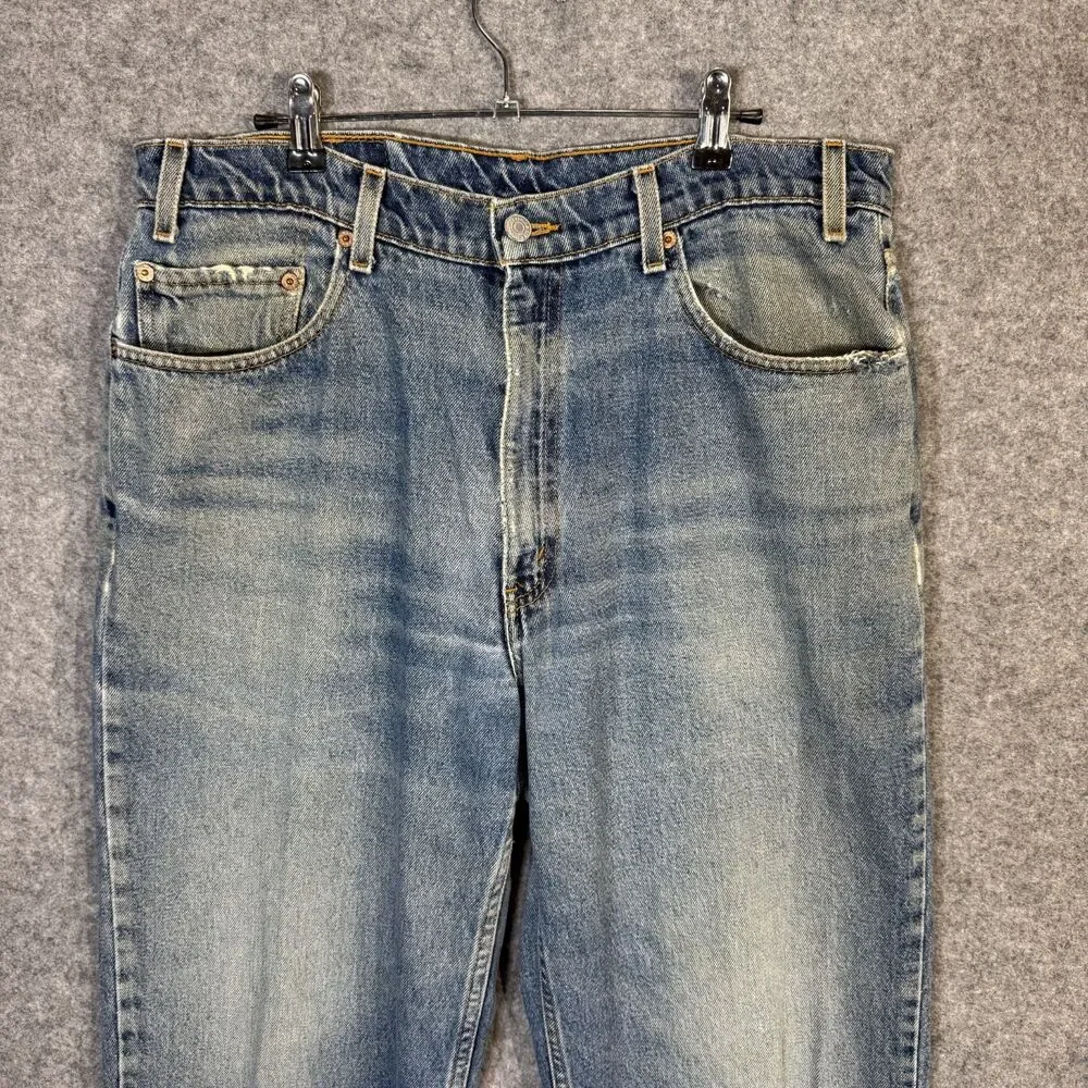Vintage Levi Strauss & Co. 550 Mens Denim Blue Jeans Relaxed Fit 1998 Size 36x32